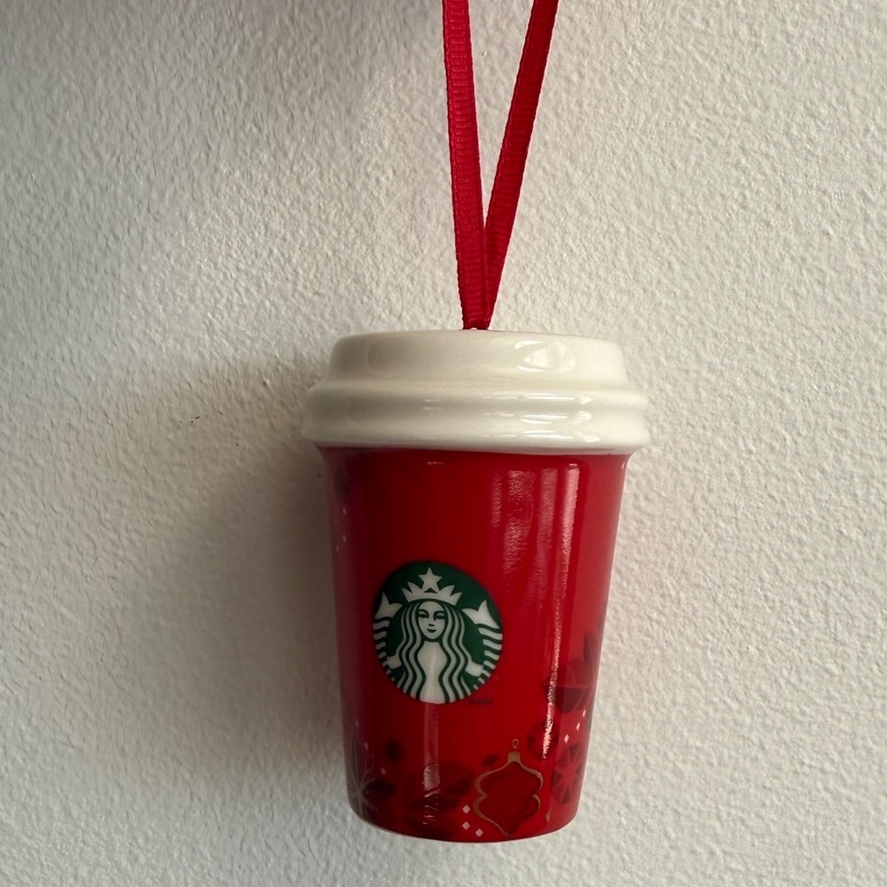 2013 ceramic Starbucks Christmas ornament